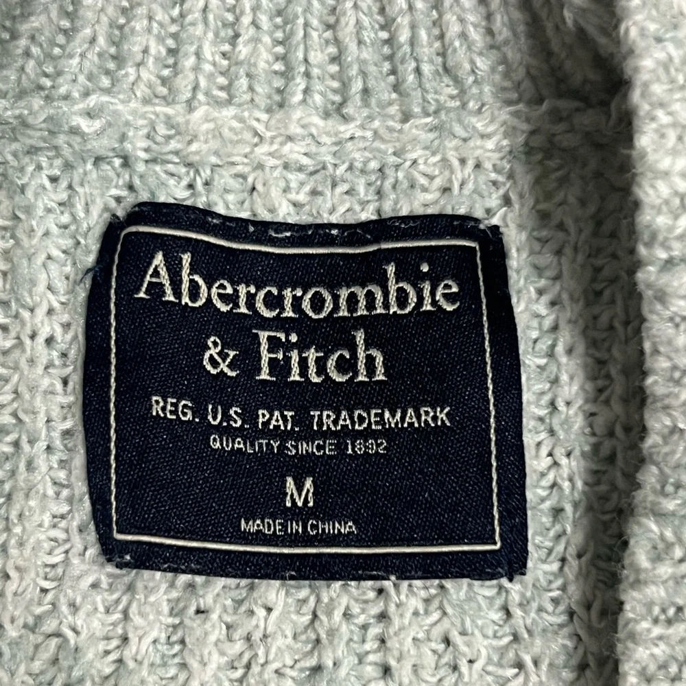 Abercrombie & Fitch Icon Boyfriend Cardigan Heathered Light Mint Green Size M - Picture 9 of 10